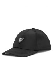 Guess Czapka z daszkiem AM9605 POL01 Czarny. Czarne czapki damskie Guess, z aplikacjami, z poliesteru. Za 154.99 zł.