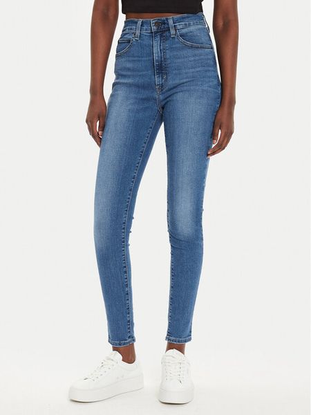 Levi's® Jeansy Retro A5758-0008 Niebieski Skinny Fit. Niebieskie jeansy damskie bez wzorów, z bawełny, retro. Za 359.99 zł.