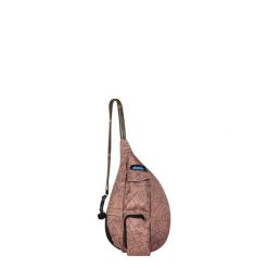 Plecak miejski Kavu Mini Rope Sling - sea map. Czerwone plecaki damskie KAVU, bez wzorów. Za 135.99 zł.