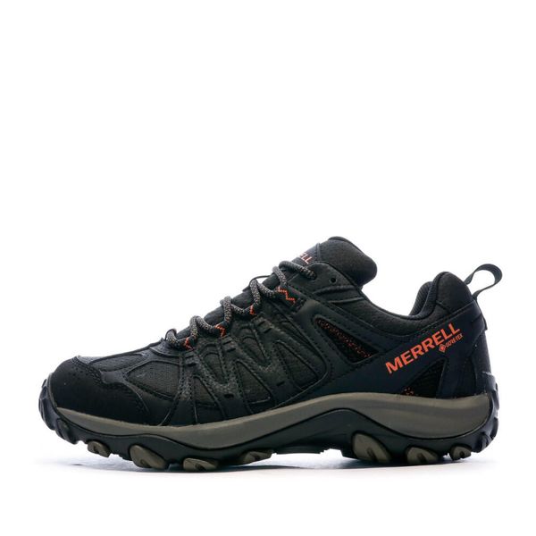 Buty sportowe Merrell Czarny. Czarne buty sportowe męskie Merrell, bez wzorów, z materiału, bez zapięcia, trekkingowe. Za 749.00 zł.