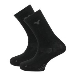 Skarpety trekkingowe TEKO Ecobaseliner 1.0 Merino 2 pary. Czarne skarpetki damskie TEKO, bez wzorów. Za 79.99 zł.