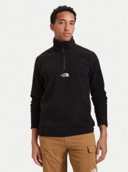 The North Face Polar Glacier NF0A8HRW Czarny Regular Fit. Czarne bluzy sportowe męskie The North Face, m, bez wzorów, z polaru, bez kaptura. Za 299.99 zł.