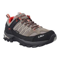 Buty trekkingowe męskie CMP RIGEL LOW. Brązowe trekkingi męskie CMP, ze skóry, bez zapięcia. Za 329.99 zł.