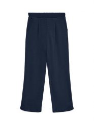 Vero Moda Spodnie materiałowe Hali 10339404 Granatowy Straight Fit. Niebieskie spodnie materiałowe damskie Vero Moda, bez wzorów, z materiału. Za 159.99 zł.