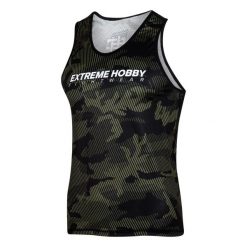 Koszulka sportowa bez rękawów męska Tank top EXTREME HOBBY HAVOC. Czarne koszulki sportowe męskie EXTREME HOBBY, m, bez wzorów, z elastanu, bez ramiączek, na fitness i siłownię. Za 139.00 zł.