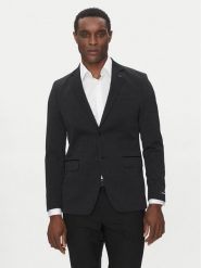 KARL LAGERFELD Marynarka 155244 552042 Czarny Regular Fit. Czarne garnitury męskie KARL LAGERFELD, m, bez wzorów, z syntetyku, bez kołnierzyka, bez ramiączek. Za 1,209.00 zł.