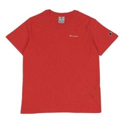 T-shirt Damski Logo. Brązowe t-shirty damskie Champion, bez wzorów, casualowe, bez kołnierzyka, bez ramiączek. Za 130.99 zł.