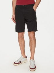 Napapijri Szorty materiałowe Nakuru 6 NP0A4HRV Czarny Regular Fit. Czarne szorty męskie Napapijri, bez wzorów, z bawełny. Za 189.99 zł.