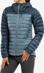 Rab Kurtka damska Microlight Alpine Jacket Wmns Orion Blue/Citadel r. M (QDB-13). Niebieskie kurtki sportowe damskie RAB, m, bez wzorów, bez ramiączek, bez kaptura. Za 899.99 zł.
