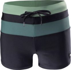 AquaWave Męskie bokserki kąpielowe Aquawave TAHU black/green rozmiar XXL. Czarne kąpielówki męskie AQUAWAVE, m, bez wzorów. Za 89.98 zł.