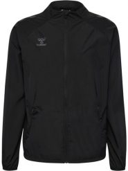 Kurtka wodoodporna Hummel Hmlpro Lightweight. Czarne kurtki sportowe damskie Hummel, l, bez wzorów, z materiału, bez ramiączek, bez kaptura, do biegania. Za 238.90 zł.
