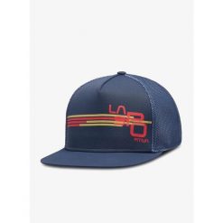 Czapka z daszkiem La Sportiva Stripe Cube Hat. Niebieskie czapki damskie La Sportiva, bez wzorów, sportowe. Za 125.99 zł.