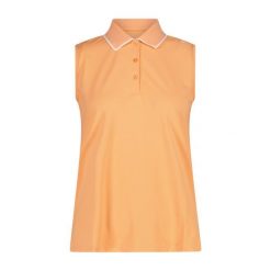 Koszulka damska turystyczna CMP 31T5076. Brązowe bluzki damskie CMP, l, bez wzorów, sportowe, bez kołnierzyka, bez ramiączek. Za 176.50 zł.