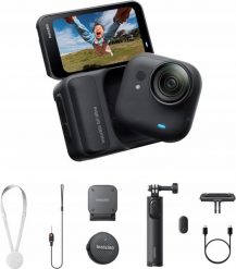Kamera Insta360 GO Ultra Vlogger Bundle czarna. Kamery sportowe INSTA360. Za 2,949.00 zł.