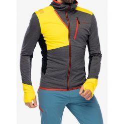 Bluza wspinaczkowa męska La Sportiva Aequilibrium Thermal Hoody. Szare bluzy męskie La Sportiva, m, bez wzorów, bez ramiączek, bez kaptura. Za 524.99 zł.
