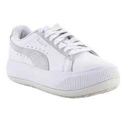 Trampki Damskie Zamsz Mayu Mix. Białe trampki i tenisówki damskie Puma, bez wzorów, z gumy, bez zapięcia. Za 527.00 zł.