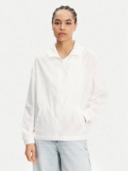 Guess Kurtka przejściowa V5GL01 WH482 Biały Regular Fit. Białe kurtki damskie Guess, xl, z aplikacjami, z syntetyku, bez kaptura. Za 249.99 zł.