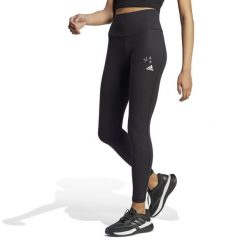 Legginsy fitness damskie Adidas. Czarne legginsy damskie Adidas, bez wzorów, z bawełny. Za 199.99 zł.
