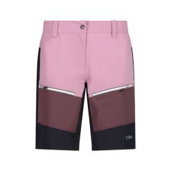 Spodenki damskie CMP Bermuda. Czerwone szorty damskie CMP, bez wzorów, sportowe. Za 119.99 zł.