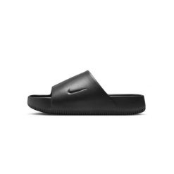 Klapki męskie Nike Calm Slide. Czarne klapki męskie Nike, bez wzorów, z materiału, bez zapięcia. Za 392.00 zł.