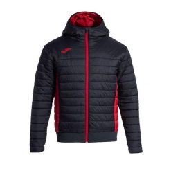 Kurtka z kapturem Joma Urban V. Czarne kurtki męskie Joma, bez wzorów, z puchu, z kapturem. W wyprzedaży za 285.40 zł.