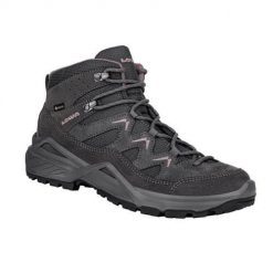Buty trekkingowe damskie Lowa Sirkos Evo Mid Gtx. Szare obuwie trekkingowe damskie Lowa, z materiału, bez zapięcia. Za 849.00 zł.