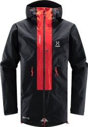 Kurtka z membraną Haglofs L.I.M ZT Trek GTX Pro Jacket - zenith red/true blk. Czerwone kurtki sportowe męskie Berghaus, l, bez wzorów, bez kaptura, narciarskie. Za 2,765.83 zł.