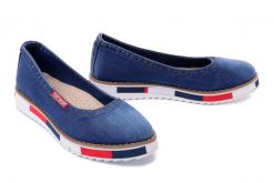 ARTIKER RELAKS 40C0208 jeans, czółenka damskie. Niebieskie balerinki damskie Artiker Relaks, bez wzorów, z jeansu, bez obcasa, bez zapięcia. Za 224.90 zł.