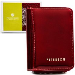 Portfel damski Peterson PTN 5157-SH czerwony. Czerwone portfele damskie Peterson. Za 64.00 zł.