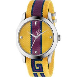 PROMOCJA ZEGAREK GUCCI YA1264069. Białe zegarki damskie GUCCI, bez wzorów. W wyprzedaży za 2,690.00 zł.