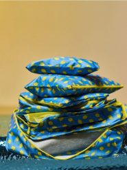 Organizery do walizki z motywem cytryny 6 pack - wielobarwny. Walizki damskie Sinsay, bez wzorów. Za 29.99 zł.