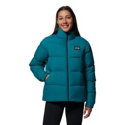 Damska kurtka puchowa Mountain Hardwear Nevadan Down. Zielone kurtki sportowe damskie MOUNTAIN HARDWEAR, bez wzorów, z puchu, bez ramiączek, bez kaptura, trekkingowe. Za 1,535.00 zł.