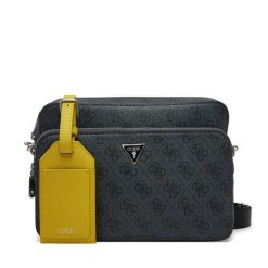Saszetka Guess. Czarne saszetki i nerki męskie Guess, z aplikacjami. Za 299.99 zł.