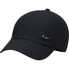 Czapka z daszkiem Nike Dri-Fit Club Unstructured Metal Swoosh. Czarne czapki damskie Nike, bez wzorów. Za 95.00 zł.