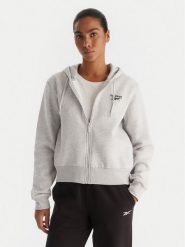 Reebok Bluza Viola RK25171CCW Szary Regular Fit. Szare bluzy damskie Reebok, xl, bez wzorów, z syntetyku, bez ramiączek, bez kaptura. Za 129.99 zł.