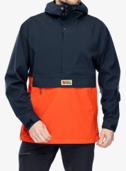 Kurtka przeciwdeszczowa męska Fjallraven Vardag Hydratic Anorak. Niebieskie kurtki męskie Fjällräven, l, bez wzorów, klasyczne, z kapturem. Za 901.99 zł.