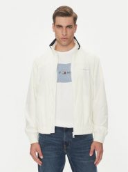 Tommy Jeans Kurtka przejściowa Essential DM0DM21667 Biały Regular Fit. Białe kurtki męskie Tommy Jeans, m, bez wzorów, z jeansu, bez kaptura. Za 399.99 zł.