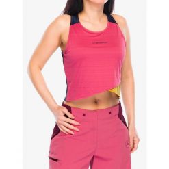 Top damski La Sportiva Sunfire Tank. Czerwone koszulki sportowe damskie La Sportiva, bez wzorów, bez ramiączek. Za 156.99 zł.