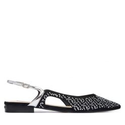 Baleriny Liu Jo. Czarne balerinki damskie Liu Jo, bez wzorów, bez obcasa, bez zapięcia. Za 679.99 zł.