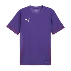 Koszulka męska PUMA T-shirt Bluzka Sportowa Treningowa DryCELL. Fioletowe koszulki sportowe męskie Puma, m, bez wzorów, z jersey, bez ramiączek, do piłki nożnej. Za 80.99 zł.