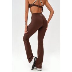 Damskie legginsy dzwony sportowe fitness Rough Radical Mocha Active. Brązowe bielizna sportowa damska ROUGH RADICAL, l, bez wzorów, na fitness i siłownię. Za 179.90 zł.