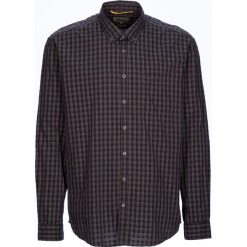 Koszula "Jack" - Regular fit - w kolorze oliwkowo-fioletowym. Brązowe koszule męskie Camel Active, m, bez wzorów, z bawełny, bez kołnierzyka, bez ramiączek. W wyprzedaży za 87.95 zł.