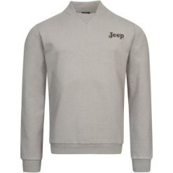 Mikina Bomber dla Mężczyzn Jeep® - Wygoda i Styl. Bluzy sportowe męskie Jeep, m, bez wzorów, z bawełny, bez kaptura. Za 207.99 zł.
