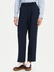 Tommy Hilfiger Chinosy WW0WW44793 Granatowy Tapered Fit. Niebieskie spodnie materiałowe damskie Tommy Hilfiger, bez wzorów, z syntetyku. Za 309.99 zł.