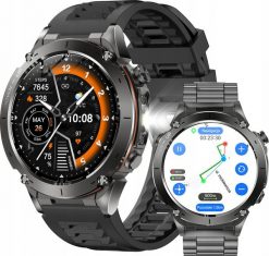 SMARTWATCH GPS ZEGAREK NAWIGACJA 730MAH ROZMOWY LATARKA AMOLED WODOODPORNY. Zegarki smartwatch Lazird, bez wzorów. Za 378.21 zł.