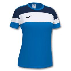 Koszulka do piłki nożnej damska Joma Crew IV. Białe bluzki damskie Joma, l, bez wzorów, sportowe, bez kołnierzyka, bez ramiączek. W wyprzedaży za 81.90 zł.