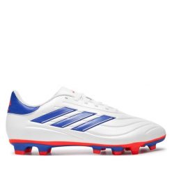 Buty do piłki nożnej adidas. Białe buty sportowe męskie Adidas, bez wzorów, bez zapięcia. Za 169.99 zł.