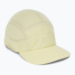 Czapka z daszkiem Ciele Athletics GOCap Comp Bars. Żółte czapki damskie Ciele Athletics, bez wzorów, sportowe. Za 159.99 zł.