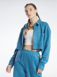 Reebok Bluza Reebok Classics Reverse Fleece Layer HS0389 Niebieski. Niebieskie bluzy damskie Reebok, s, bez wzorów, z bawełny, bez ramiączek, bez kaptura. Za 139.99 zł.