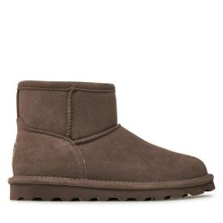 Śniegowce Bearpaw. Szare śniegowce damskie Bearpaw, bez zapięcia. Za 469.99 zł.